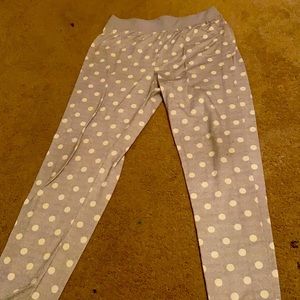 Grey white dotted pants .14/16
